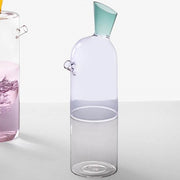 Ichendorf Milano Travasi Bottle, Clear/Lilac/Green, 33.8 oz