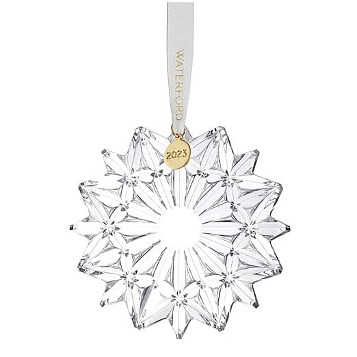 Mini Snowflake Crystal Christmas Ornament, 2.56 by Waterford