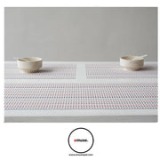 Chilewich: Tambour Woven Vinyl Table Runner, 14" x 72" Chilewich 