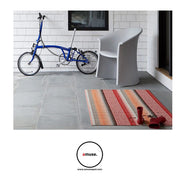 Pop Stripe Shag Indoor/Outdoor Vinyl Floor Mat by Chilewich Doormat Chilewich 