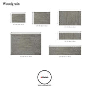 Woodgrain Slate Woven Vinyl Floor Mat by Chilewich Rug Chilewich 
