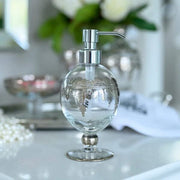 Vetro Platinum Liquid Soap Pump, 14 oz. by Arte Italica Glassware Arte Italica 