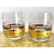 Truro Gold Stemless Wine Glass, 4", 14 oz., set of 2 by Michael Wainwright Glassware Michael Wainwright SET OF TWO 
