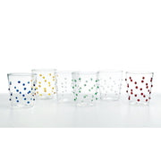 Party Glass Tumbler, Clear, 15.2 oz., Set of 6 by Zafferano Zafferano 