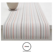 Chilewich: Tambour Woven Vinyl Table Runner, 14" x 72" Chilewich Pop 