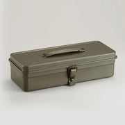 T-320 Steel Storage or Tool Box, 12.5" by Toyo Japan Toyo Japan Green Military 