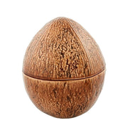 Coconut Box or Canister, 10" by Bordallo Pinheiro Dinnerware Bordallo Pinheiro 