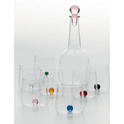 Bilia Water or Wine Glass, Amber, 12.8 oz., set of 6 by Zafferano Zafferano 
