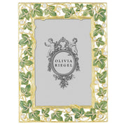 Ivy Gold and Enamel Photo Frame by Olivia Riegel Picture Frames Olivia Riegel 4" x 6" 