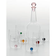 Bilia Water or Wine Glass, Pink, 12.8 oz., set of 6 by Zafferano Zafferano 