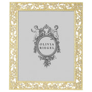 Flora Gold Photo Frame by Olivia Riegel Picture Frames Olivia Riegel 8" x 10" 