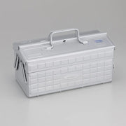 ST-350 Steel Cantilever Storage or Tool Box, 13.8" by Toyo Japan Toyo Japan Silver 