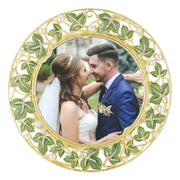 Ivy Gold and Enamel Round 4.5" Photo Frame by Olivia Riegel Picture Frames Olivia Riegel 