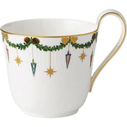 Royal Copenhagen Star Fluted Christmas High Handle Mug, 11 oz. OPEN STOCK Mugs Royal Copenhagen 
