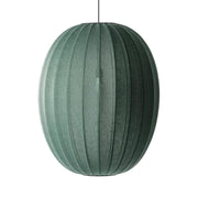 Knit-Wit 65 Pendant Suspension Lamp, 33.8" by ISKOS-BERLIN for Made by Hand Lighting Made by Hand Tweed Green 