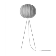 Knit-Wit 60 Pendant Floor Lamp, 68.8" by ISKOS-BERLIN for Made by Hand Lighting Made by Hand Silver 