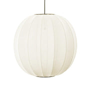Knit-Wit 60 Pendant Suspension Lamp, 23.6" by ISKOS-BERLIN for Made by Hand Lighting Made by Hand Pearl White 