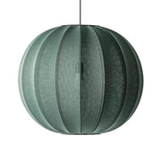 Knit-Wit 60 Pendant Suspension Lamp, 23.6" by ISKOS-BERLIN for Made by Hand Lighting Made by Hand Tweed Green 