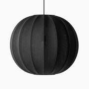 Knit-Wit 60 Pendant Suspension Lamp, 23.6" by ISKOS-BERLIN for Made by Hand Lighting Made by Hand Black 