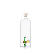 Ichendorf Milano Animal Farm Glass Bottle with Fish And Seagrass, 38.9 oz.