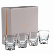 Vinyl Set of 4 Old Fashioned Glass Gift Set by Vista Alegre