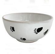 Black Bear Italian Ceramic Soup/Salad/Dessert Bowl, 5.5" by Abbiamo Tutto