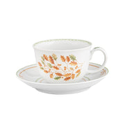 Gudrun Tea Cup & Saucer by Claudia Schiffer for Bordallo Pinheiro