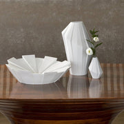 Ritmo White Porcelain Bud Vase, 5.9" by Ágnes Hegedüs for Vista Alegre Vista Alegre 