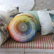 Color Wheel Round Throw Pillow, 18" by John Derian for Designers Guild Throw Pillows Designers Guild 