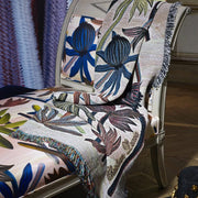 Guatiza Peche Cotton Throw, 51" x 71" by Christian Lacroix for Designers Guild Throws Designers Guild 