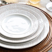 Juliska Blenheim Oak Whitewash Dinner Plate, 11" with plates