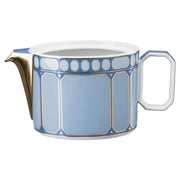 Signum Azure Porcelain Teapot, 25 oz. by Swarovski x Rosenthal Coffee Servers & Tea Pots Rosenthal 