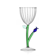 Ichendorf Milano Botanica Optical Stemmed Wine Glass, 9.5 oz. Blue