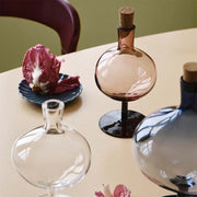 Bod Burgundy Glass Bottle, 9.1" by Matti Klenell for Kosta Boda Vase Kosta Boda 