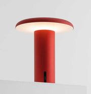 Takku Portable LED Table Lamp, Anodized Red by Foster and Partners for Artemide Lighting Artemide 
