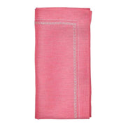 Classic 21" Linen Napkins, Set of 4 by Kim Seybert Cloth Napkins Kim Seybert Pink 