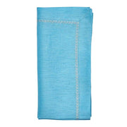 Classic 21" Linen Napkins, Set of 4 by Kim Seybert Cloth Napkins Kim Seybert Turquoise 