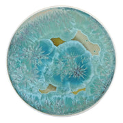 Borealis Aqua Ceramic Cake Plate, 12" by Michael Wainwright Coasters Michael Wainwright 