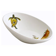 Turtle Italian Ceramic Diagonal Serving or Presentation Bowl, 12" by Abbiamo Tutto Dinnerware Abbiamo Tutto 