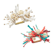 Coral Spray Napkin Rings, Set of 4 by Kim Seybert