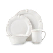 Juliska Berry and Thread Flared Whitewash 4-Piece Place Setting