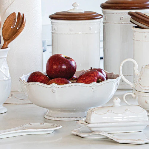 Berry & Thread Whitewash Footed Fruit Bowl - By Juliska main image 1