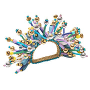 Fun Burst Napkin Rings, Set of 4 by Kim Seybert Napkin Rings Kim Seybert Turquoise/Lilac/White 