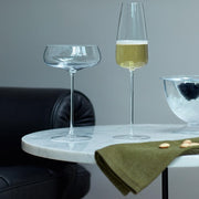 LSA International Wine Culture Champagne Saucer, 11 oz., Set of 2