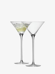 LSA International Bar Martini Glass, Set of 2, 9 oz.