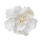 Gardenia Napkin Rings, Set of 4 by Kim Seybert Napkin Rings Kim Seybert White 