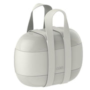 Food à Porter Three-Compartment Grey Lunch Box by Sakura Adachi for Alessi RETURN Container Alessi Grey 