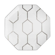 Gio Platinum Octagonal Accent Plate, 9.1" by Wedgwood Dinnerware Wedgwood 