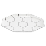 Gio Platinum Octagonal Accent Plate, 9.1" by Wedgwood Dinnerware Wedgwood 