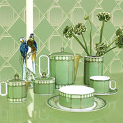 Signum Fern Porcelain Combi Cup & Saucer, 11 oz. by Swarovski x Rosenthal Coffee & Tea Cups Rosenthal 